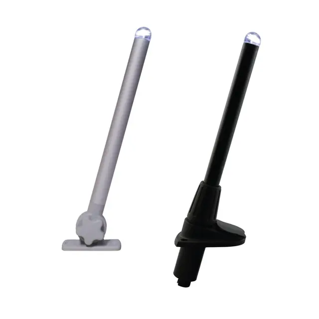 LALIZAS Micro LED Pole 360° rundtlysende Nedfellebar - 60cm - Grå 