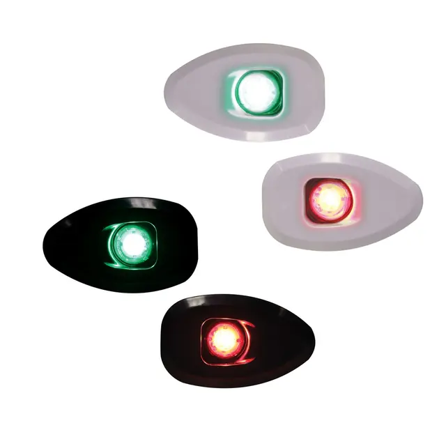 LALIZAS Micro LED Flush Lanternesett Et sett hvit babord styrbord lanterne 