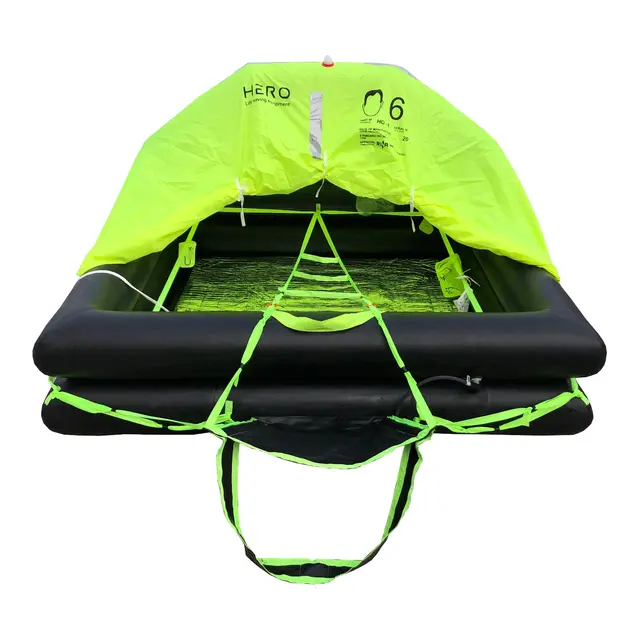 HERO Redningsflåte ISO9650-1 / RINA 8 Personer - Bag 