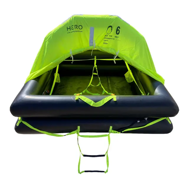 HERO Redningsflåte Fritid - bag 4 personer 650x400x220 