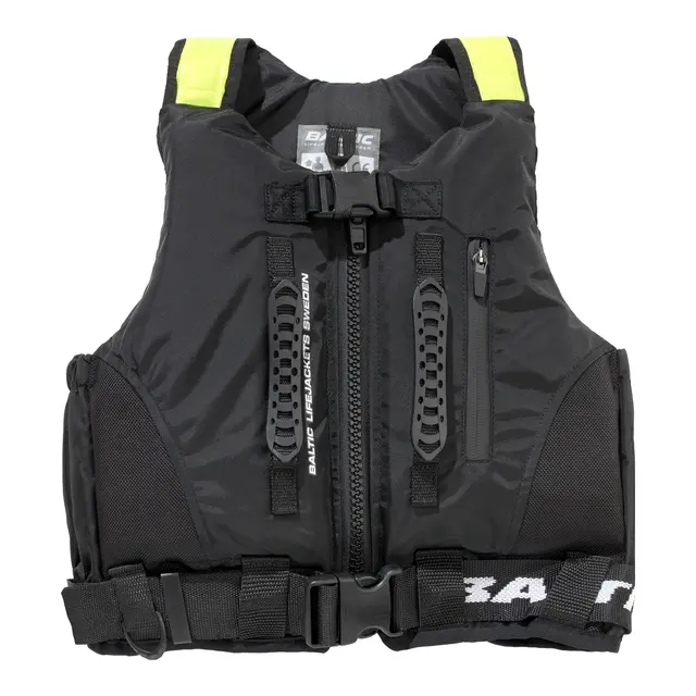 BALTIC Vannsportvest Stinger Str. S Sort/Gul - 30-50 kg - 60N 