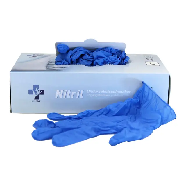 HANDI Engangshanske, Nitril (100stk) L 