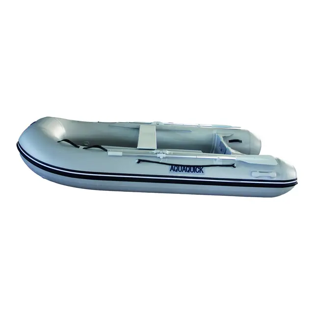 AQUAQUICK HSD gummibåt m/aluminiumsdørk 250cm - Aluminiumsdørk 