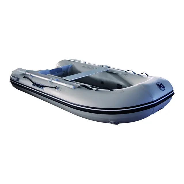 AQUAQUICK HSD gummibåt m/aluminiumsdørk 250cm - Aluminiumsdørk 