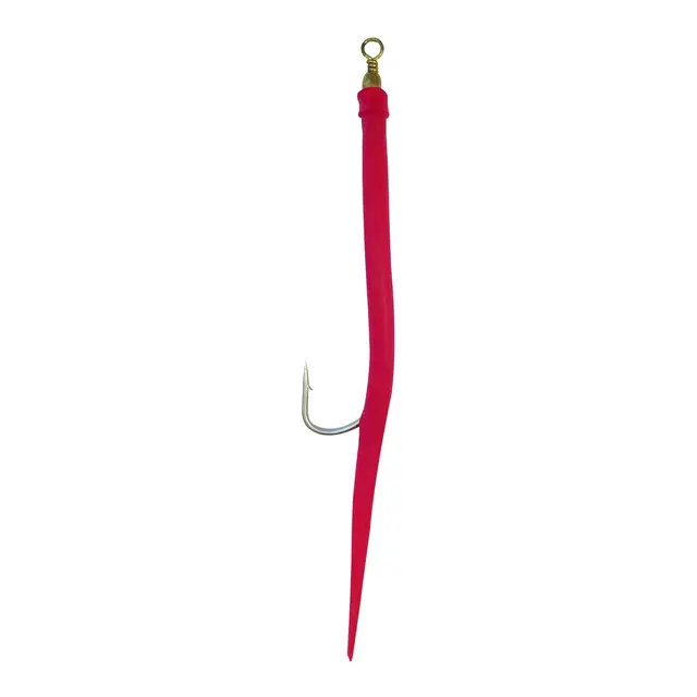 KINETIC Norsk Gummimakk Rød 4/0 5pk 