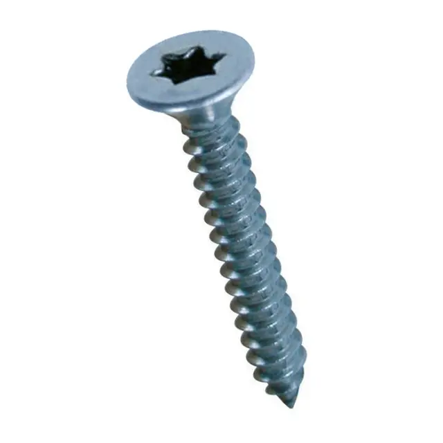Syrefaste skruer A4 - torx - T25 Senkehode - 4.8 mm x 32 mm - 10stk 