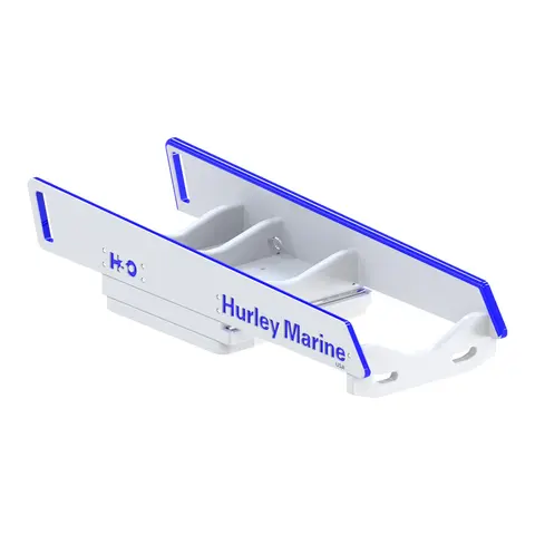 HURLEY H30 daviter med vinsj - Hvit Krybbe til bladeplatform og brygge