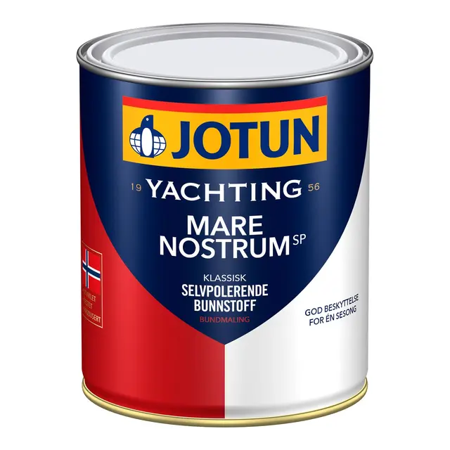 JOTUN Mare Nostrum 0,75L rød - klassisk selvpolerende bunnstoff 