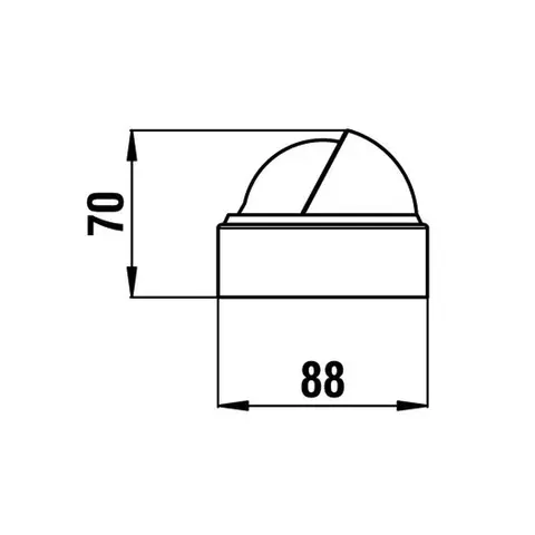 RIVIERA Stella BS1 kompass - hvit Ø65mm rose 