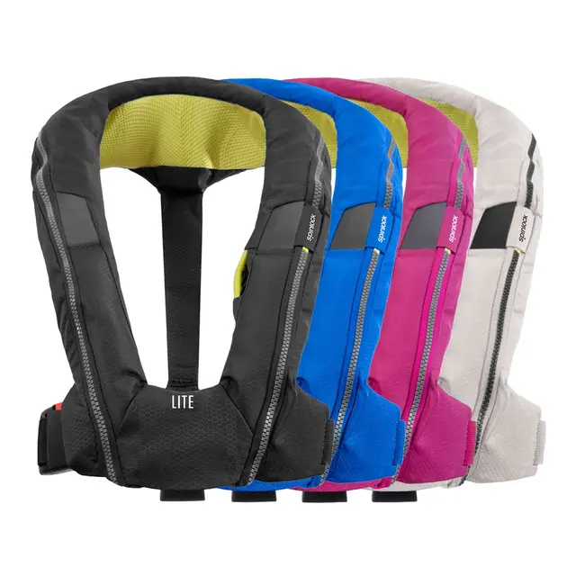 SPINLOCK Deckvest Lite - Seagrass Green Rå vest for bruk i motor- og seilbåter 