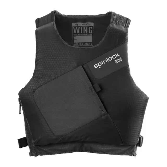 SPINLOCK WING Jolleseilvest sort/graphite, 70 kg + (L) 