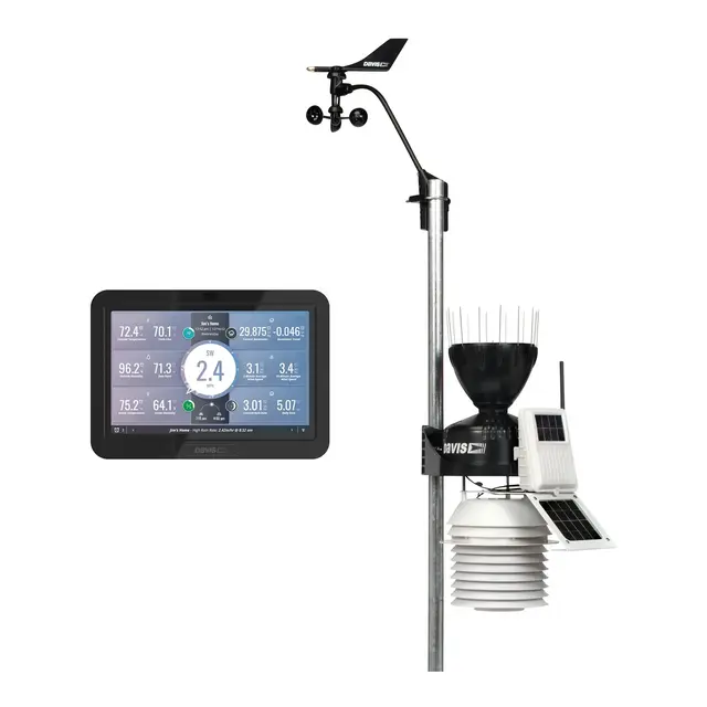 DAVIS Vantage Pro2 trådløs værstasjon m/WeatherLink Console & vifte - Wifi 