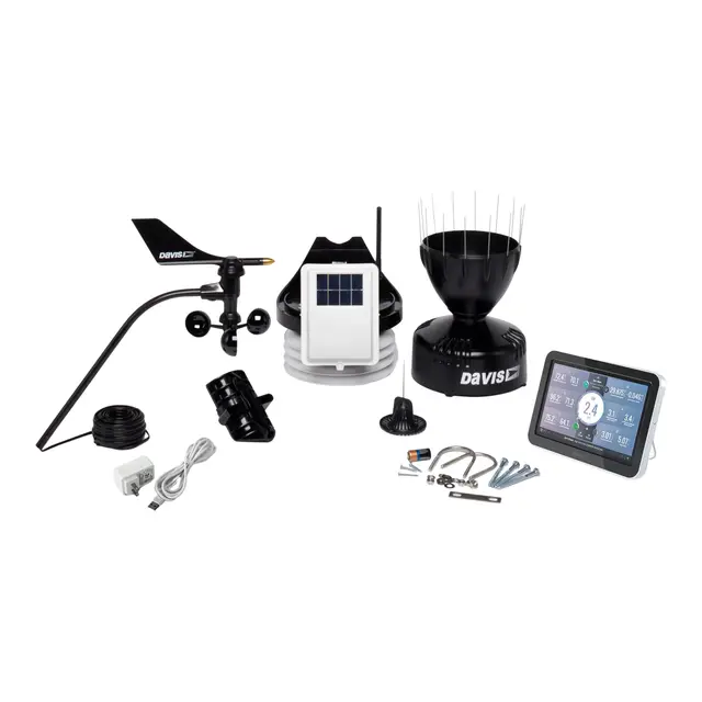 DAVIS Vantage Pro2 trådløs værstasjon m/WeatherLink Console & vifte - Wifi 