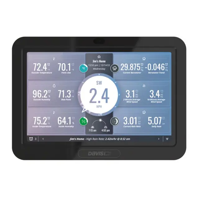 DAVIS Vantage Pro2 Plus værstasjon Wifi m/WeatherLink Console - UV/Sol 