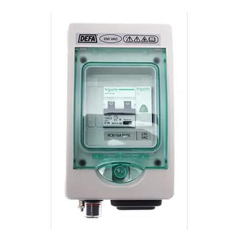 DEFA El-Sentral 230V Plug-in - type 1 1 inntak - 1 uttak (plug-in)
