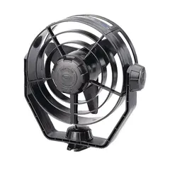 HELLA MARINE Turbo vifte sort 12V 2 hastigheter