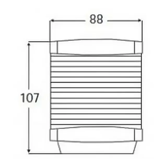 HELLA MARINE Lanterne - Anker Hvit, stor - mod. 2984 - 2 nm 