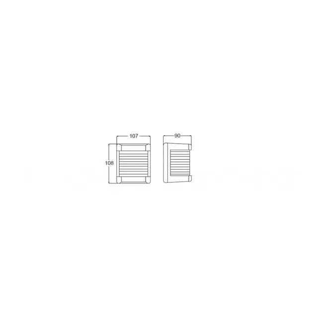 HELLA MARINE Lanterne - Babord Sort, stor - mod. 2984 - 2 nm 