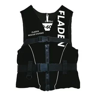FLADEN  Seilervest Classic, Sort Str M. 50-70kg.