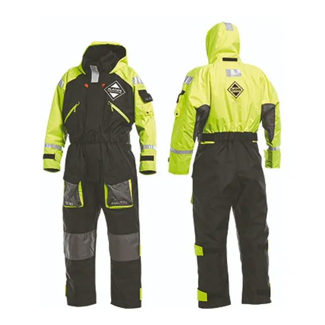 FLADEN  Flytedress 845XY - Str. L Sort/gul 