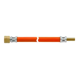 Gasslange maskinpresset, &#216;8mm 60cm r&#248;r 8mm / linx1/4