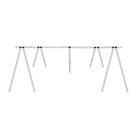 Bakkestativ for b&#229;ter - 10,5m 29 til 31 fot (10,5m)