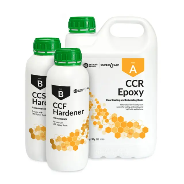 ENTROPY CCR Glassklar Epoxy - 3 L m/langsom herder 
