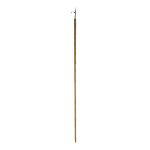 TREM B&#229;tshake i tre fast, 210cm m/forkrommet hakestuss