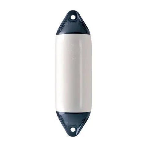 POLYFORM Fender F02 Hvit med bl&#229; ender - 660mm