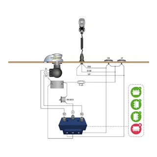 ITALWINCH CLP - 1000W 12V - 8mm Ankervinsj for kjetting DIN 766
