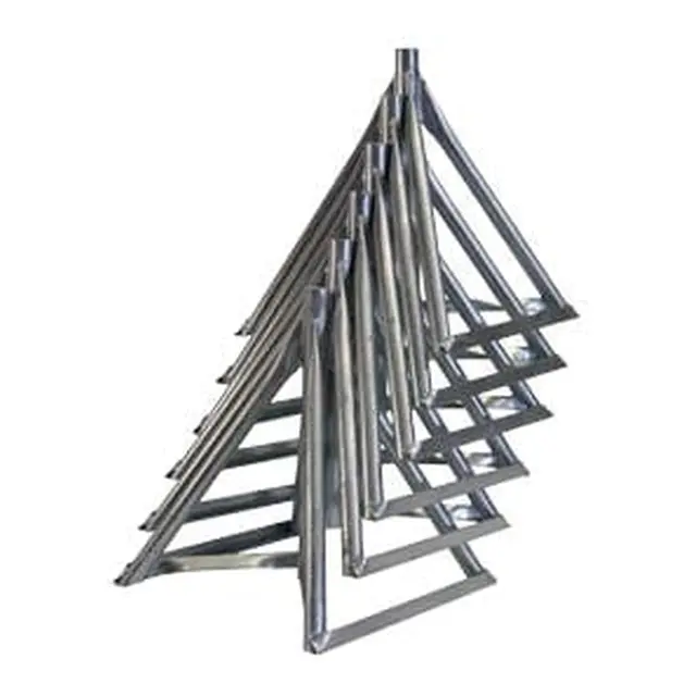 Motorbåtstøtte galvanisert MBS-0: 104-147 cm 