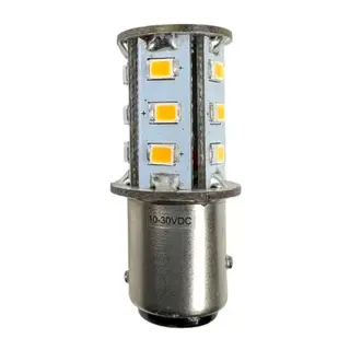 Nautilight BAY15D 1,9w 10-30v 3000k - varmhvit- 15LED - Dimmbar