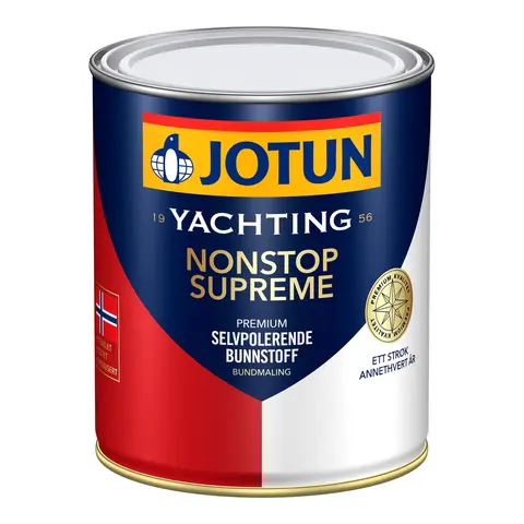 JOTUN Nonstop Supreme, Bl&#229; - 0,75 L Premium selvpolerende bunnstoff