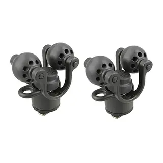 RAM padle og &#229;re holder - 2pk - T-feste Roller Ball feste for sikker enkel feste