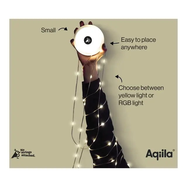 AQIILA Lightbird BL2 Glowlight - lyskjede - powerbank 