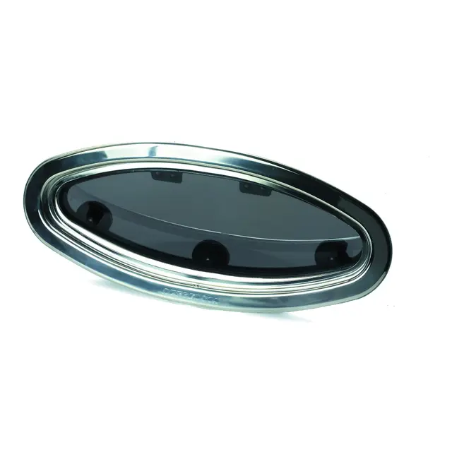 RUTGERSON Portlight Elipse, 450x195 mm Innerramme: rustfritt stål - Åpningsbar 