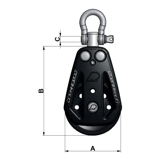 RUTGERSON RAW Block Single 60mm Enkel 