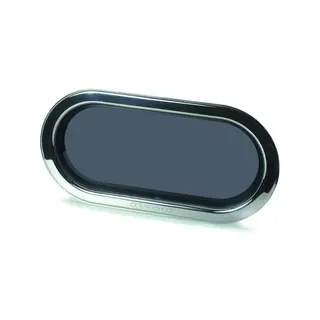 RUTGERSON Portlight Oval, 403x204 mm Standard glass - Kan ikke &#229;pnes