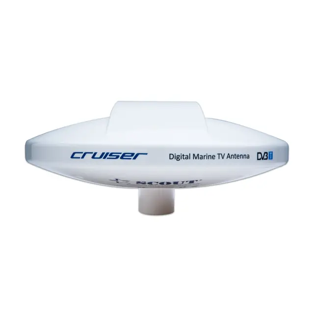SCOUT Cruiser TV-antenne pakke, 25 cm Med 20 meter kabel og forsterker 