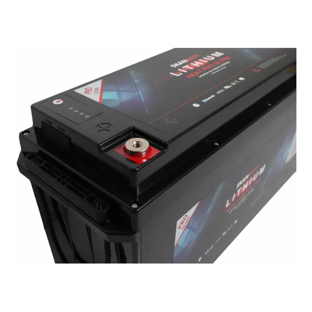 SKANBATT  Lithium HEAT PRO 12V 200AH CAN Bus  600A (3s) - (900A Peak) 