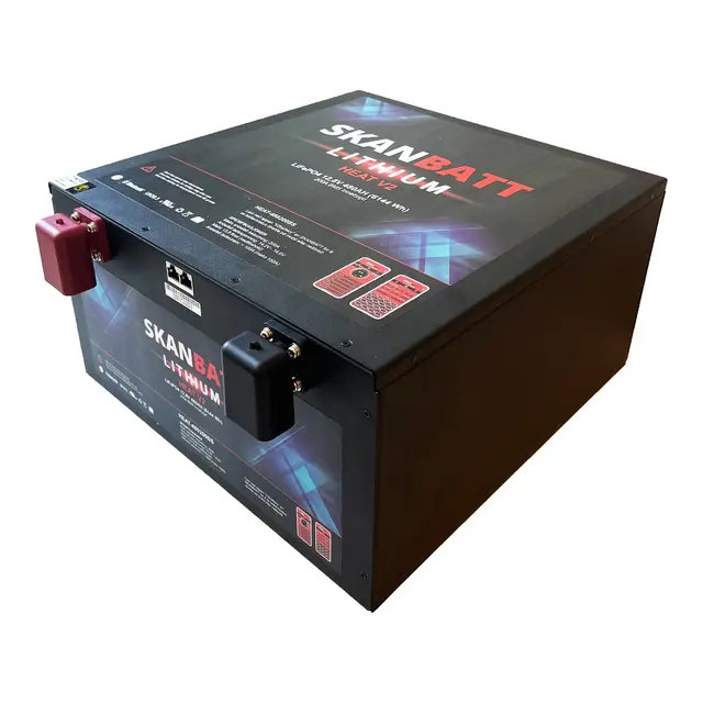 SKANBATT 12V 480Ah - HEAT - Bluetooth 150A BMS 