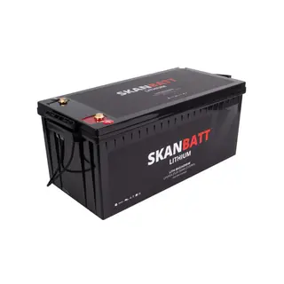 SKANBATT Lithium Batteri 200Ah - 24V BMS 200A