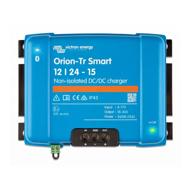 VICTRON Orion TR Smart DC-DC Lader 12>24v 15A (Ikke isolert) 