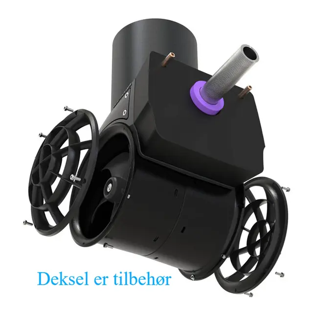 SLEIPNER Hekkthruster SX35 - 12V 2,4Hk - 50mm akterspeil - Ø140mm tunnel 
