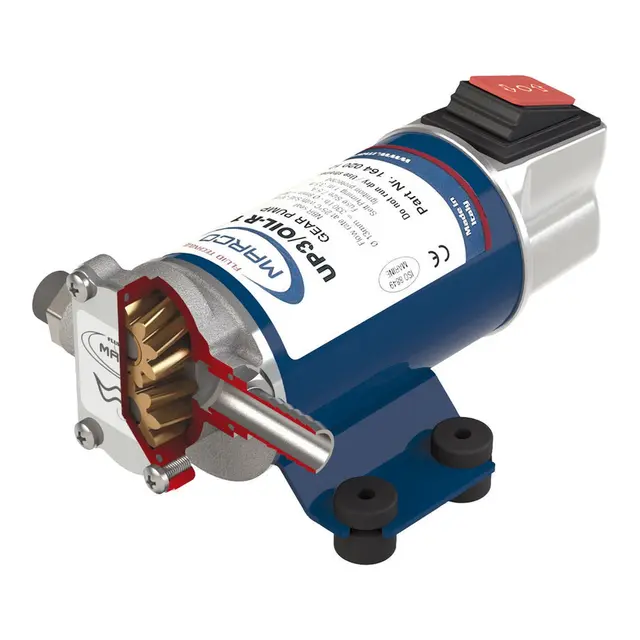 MARCO Tannhjulspumpe 24V olje UP3/OIL-R 5,5L - 2 bar 