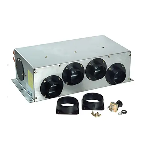 Varmluftvifte 10kW 24V 2 x Ø55mm dyser 