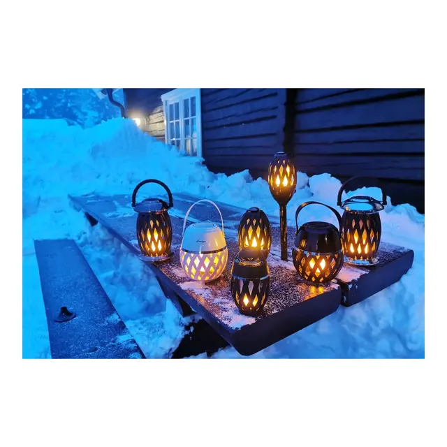 HOMELINE Flammelampe LED Ignis Kobber 