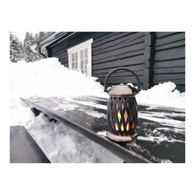 HOMELINE Flammelampe LED Ignis Kobber 