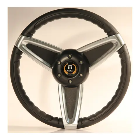 OBA Ratt Sort/Crom &quot;lukket&quot; (MAESTRALE) &#216;36,0 cm - u/hub