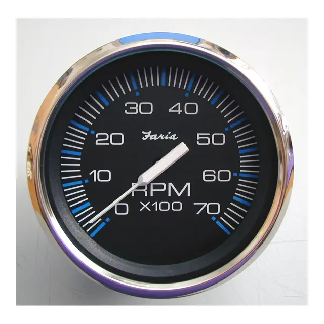 FARIA Turteller Alle Outboard 0-7000 rpm Ø3" - Sort bl.ring - Alle påhengere 